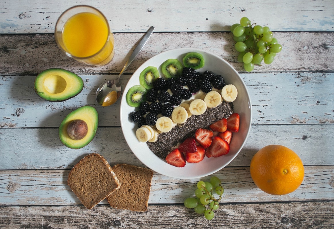 Alimentos saludables y nutritivos